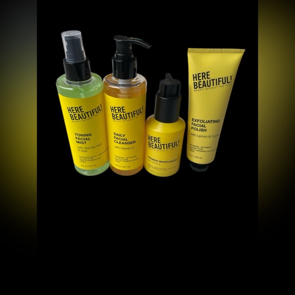 Here Beautiful! Other - Here Beautiful! Beauty Bundle Yellow